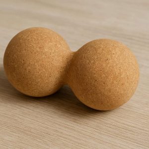 30 Cork Massage Ball Eco Friendly Natural Wood Firm Trigger Point Massager For Deep Tissue Myofascial Muscle Release