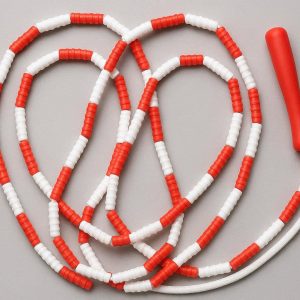 7 Beaded Segmented Jump Rope Tangle Free Flexible Plastic Soft Beaded Skipping Rope For Rhythm Fitness Tricks Training